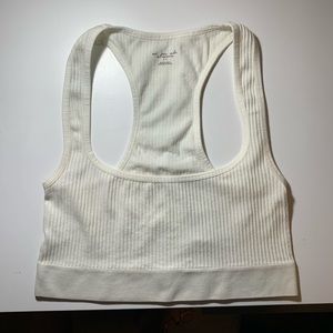 Urban Outfitters Off-White Racer-Back Bralette